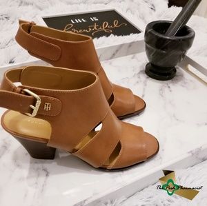 NWOB Tommy Hilfiger Open Toe Heels